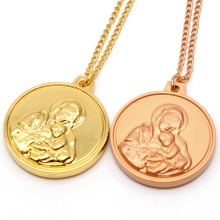 Hot Sale Custom Metal Wrestling Gold Catholic Religious Medals